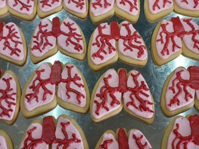 Lung Logo Cookies